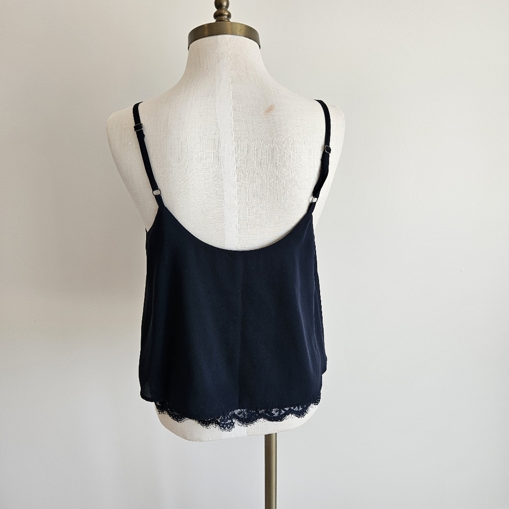 Abercrombie & Fitch Navy Lace Cami - Picture 2 of 3